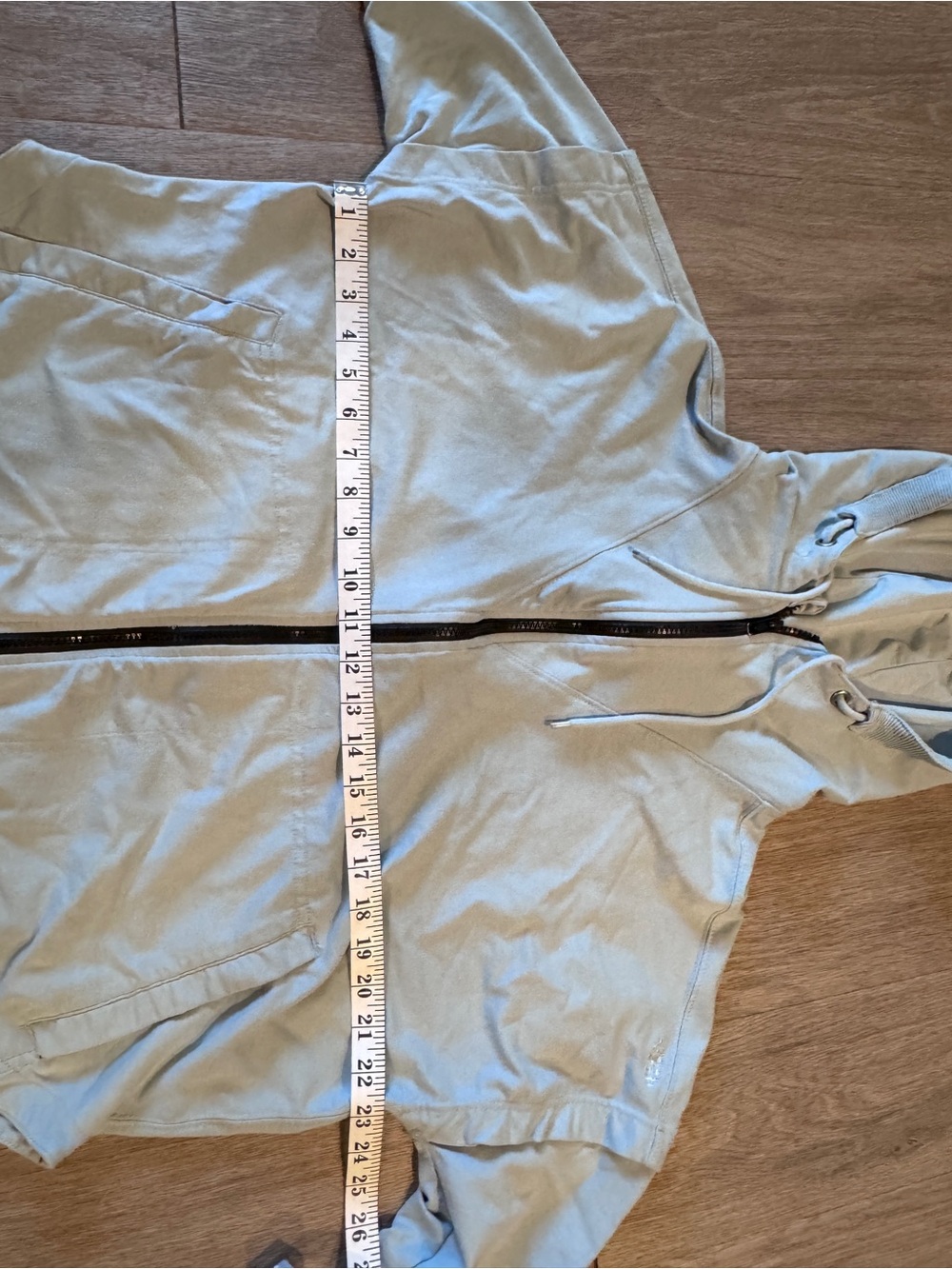 FP Movement by Free People Nothing But Sweats Light Blue Zip Hoodie - Picture 12 of 13
